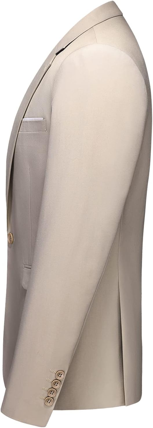 Men’s Casual Slim Fit Suit Blazer Jacket One Button Lightweight Sport Coats Formal Dress Daily Business Suit Jacket